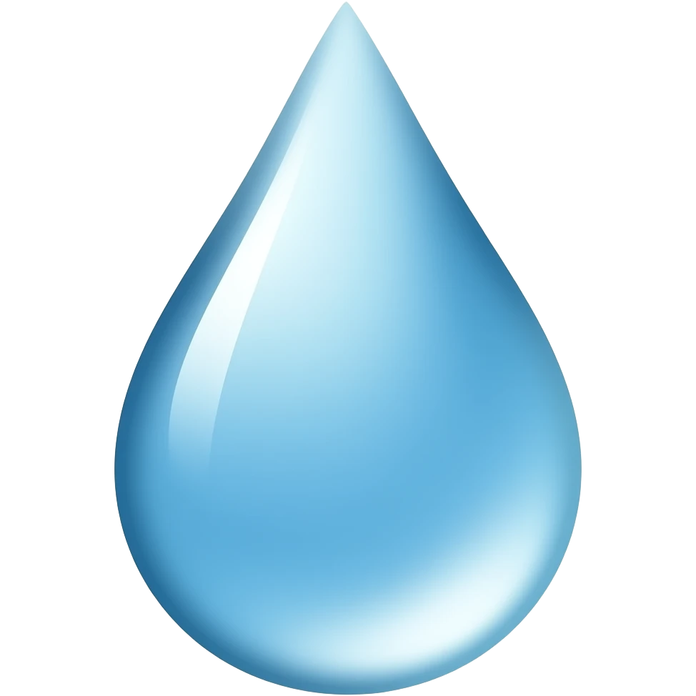 Капля воды emoji