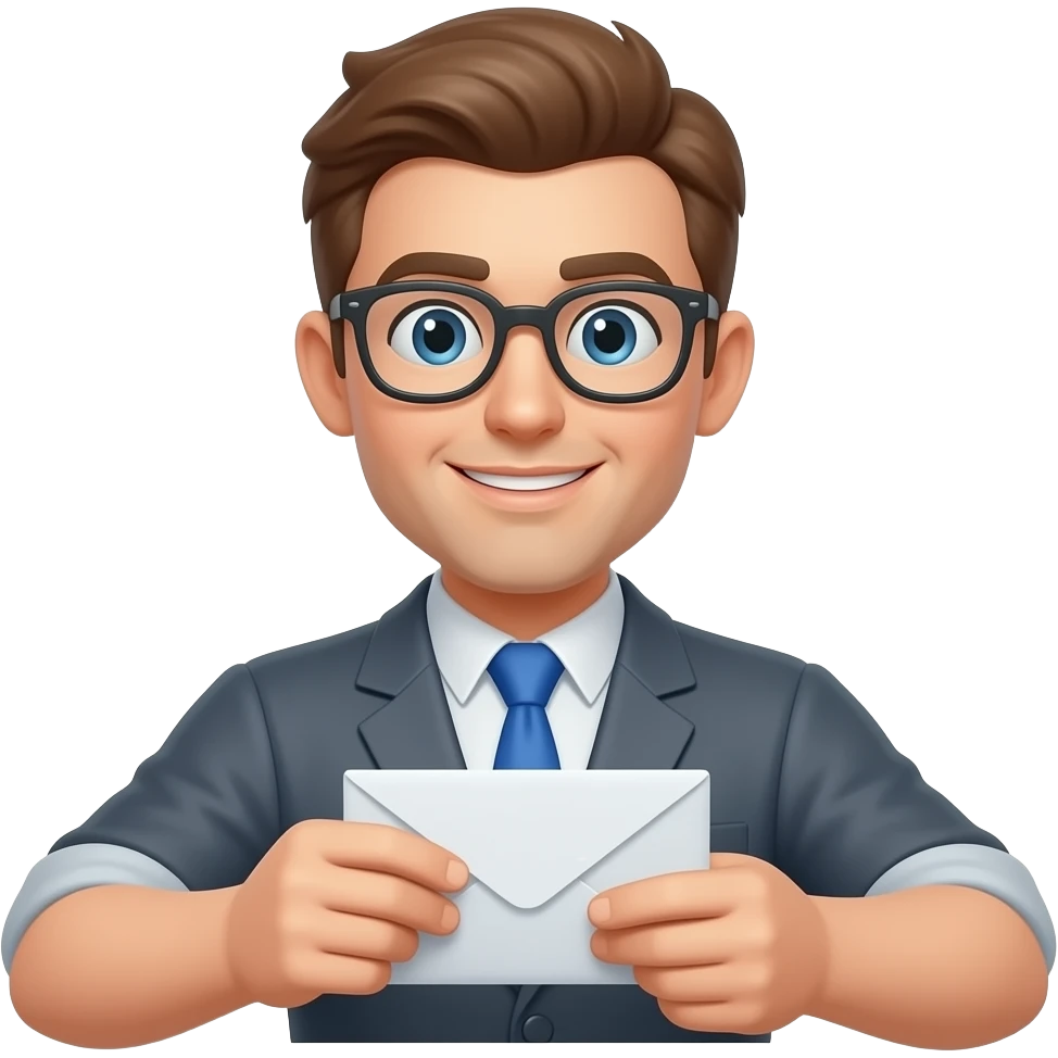 편지를 보내는 사람 emoji