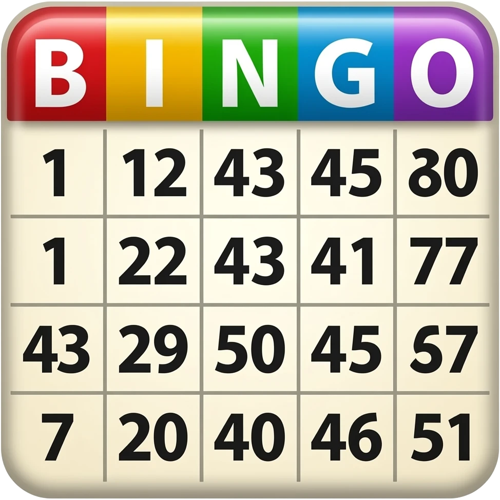BINGO emoji