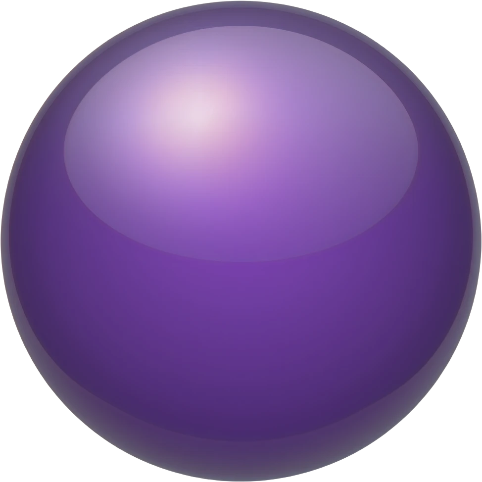 purple  ball emoji
