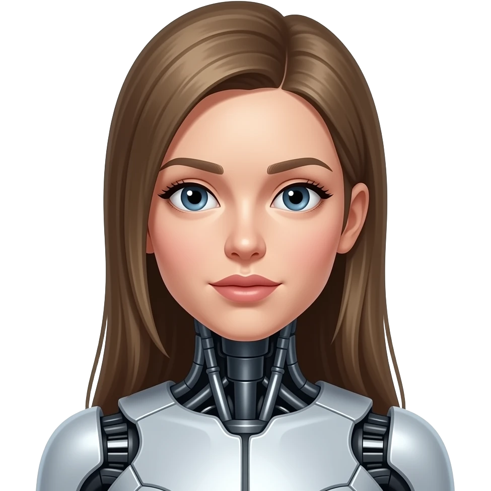 androide femenino emoji | AI Emoji Generator