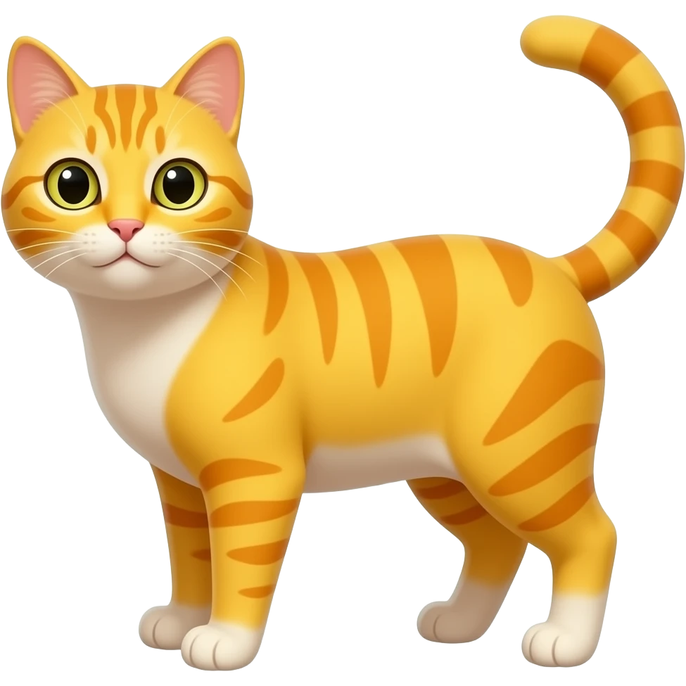 Yellow cat emoji