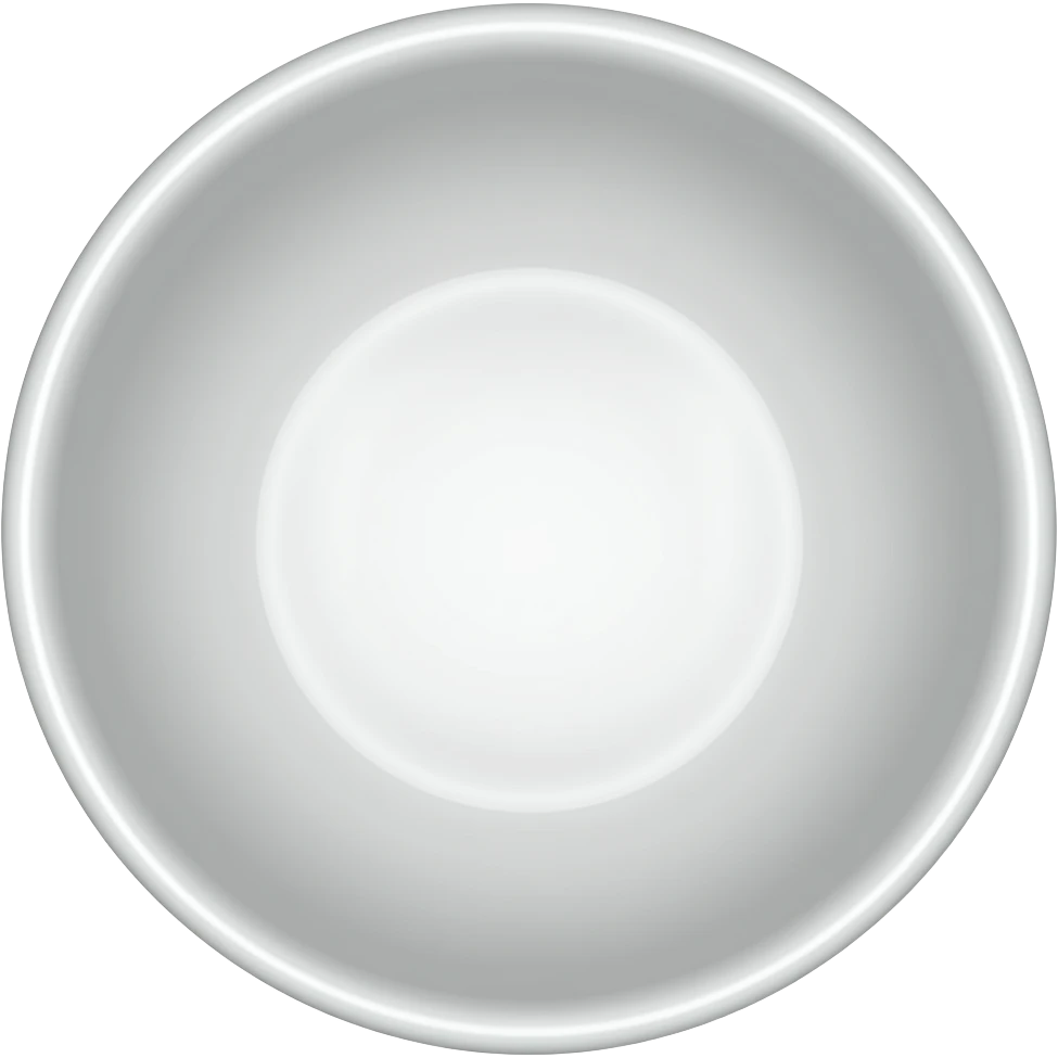 3D bowl empty emoji
