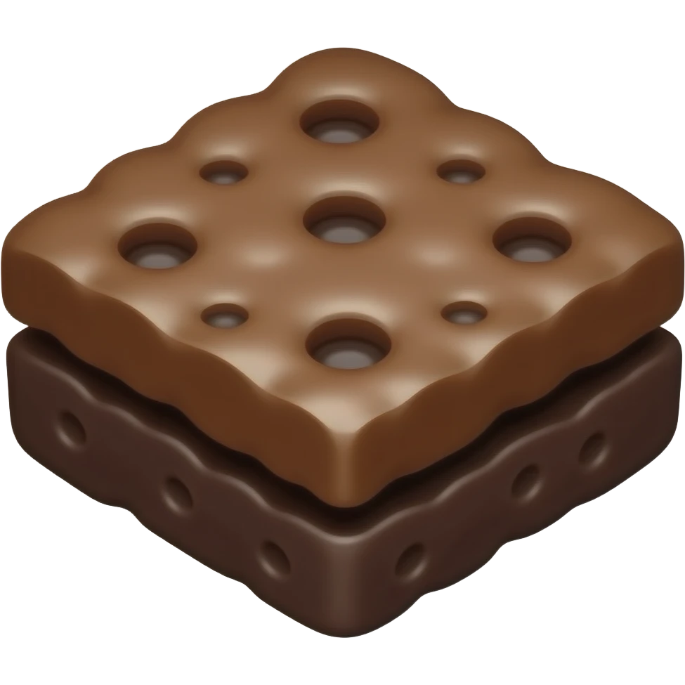 brownie emoji