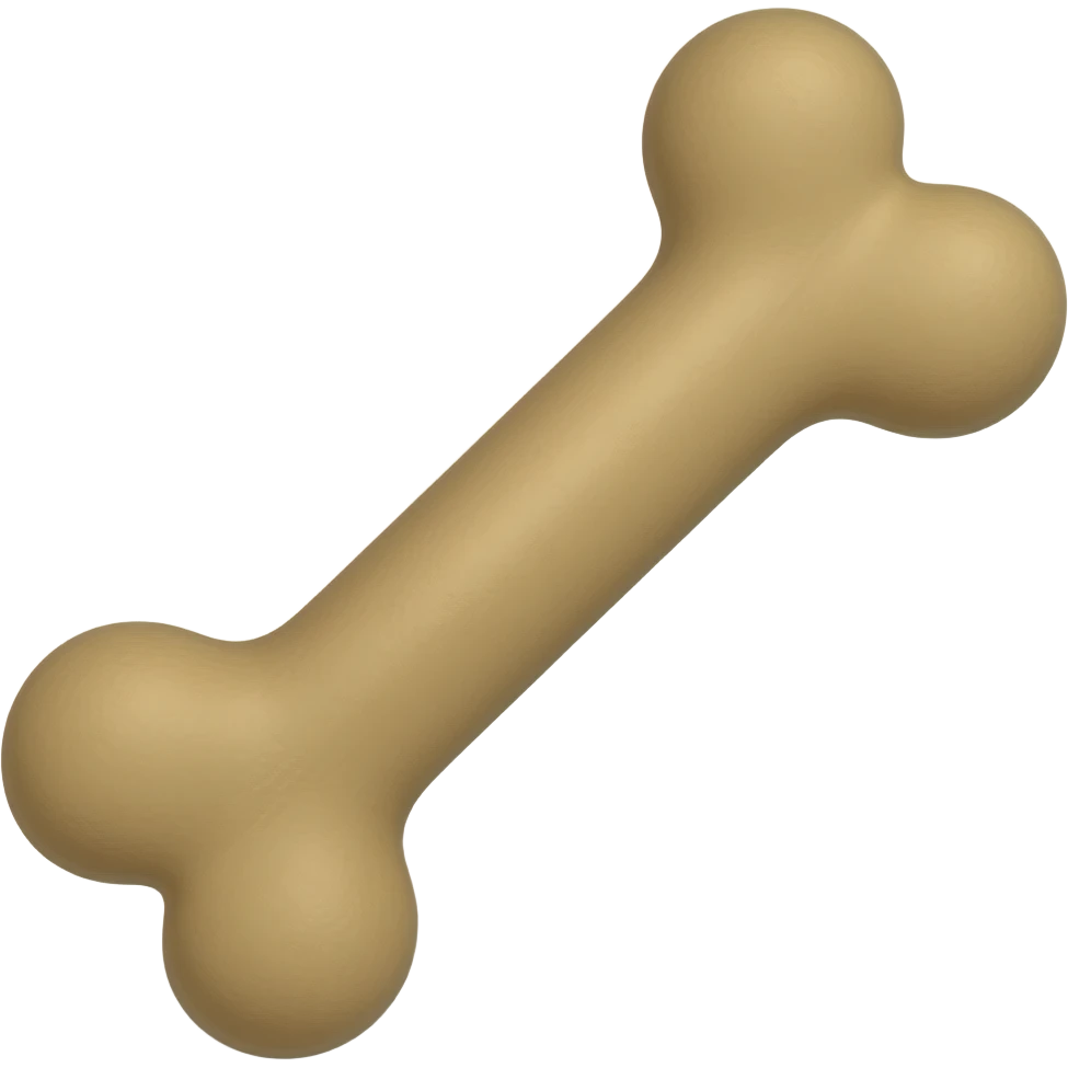 Dog bone emoji