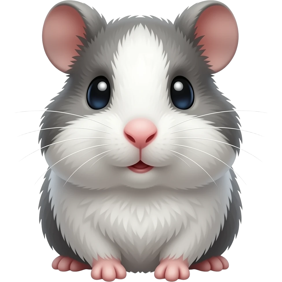 Gray face guinea pig emoji