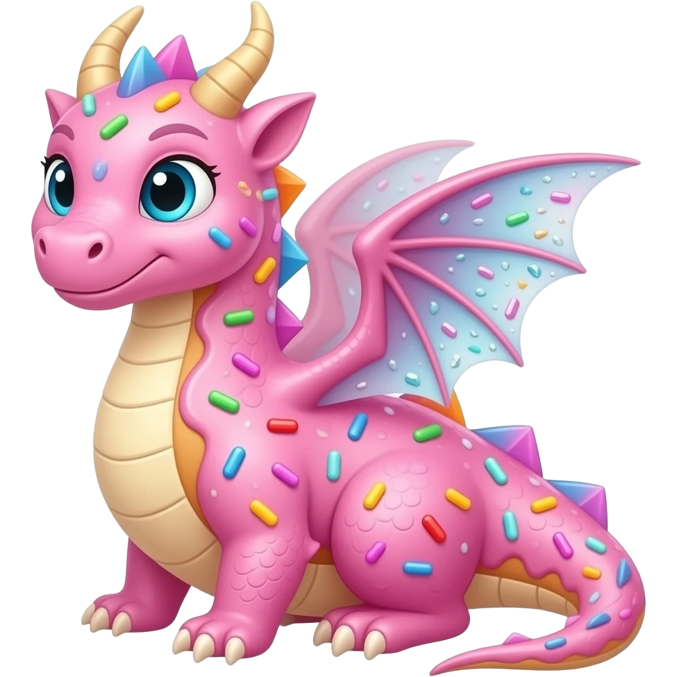 Donut dragon emoji