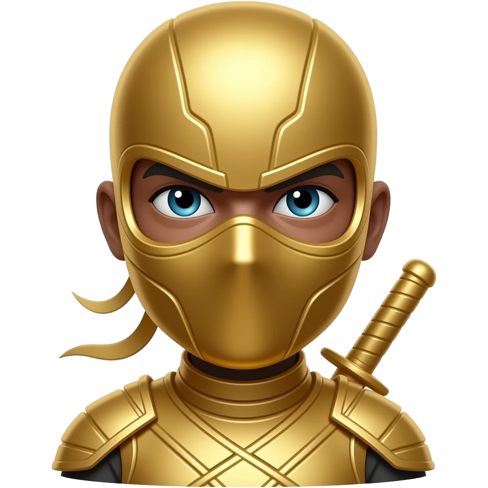 gold nindza emoji