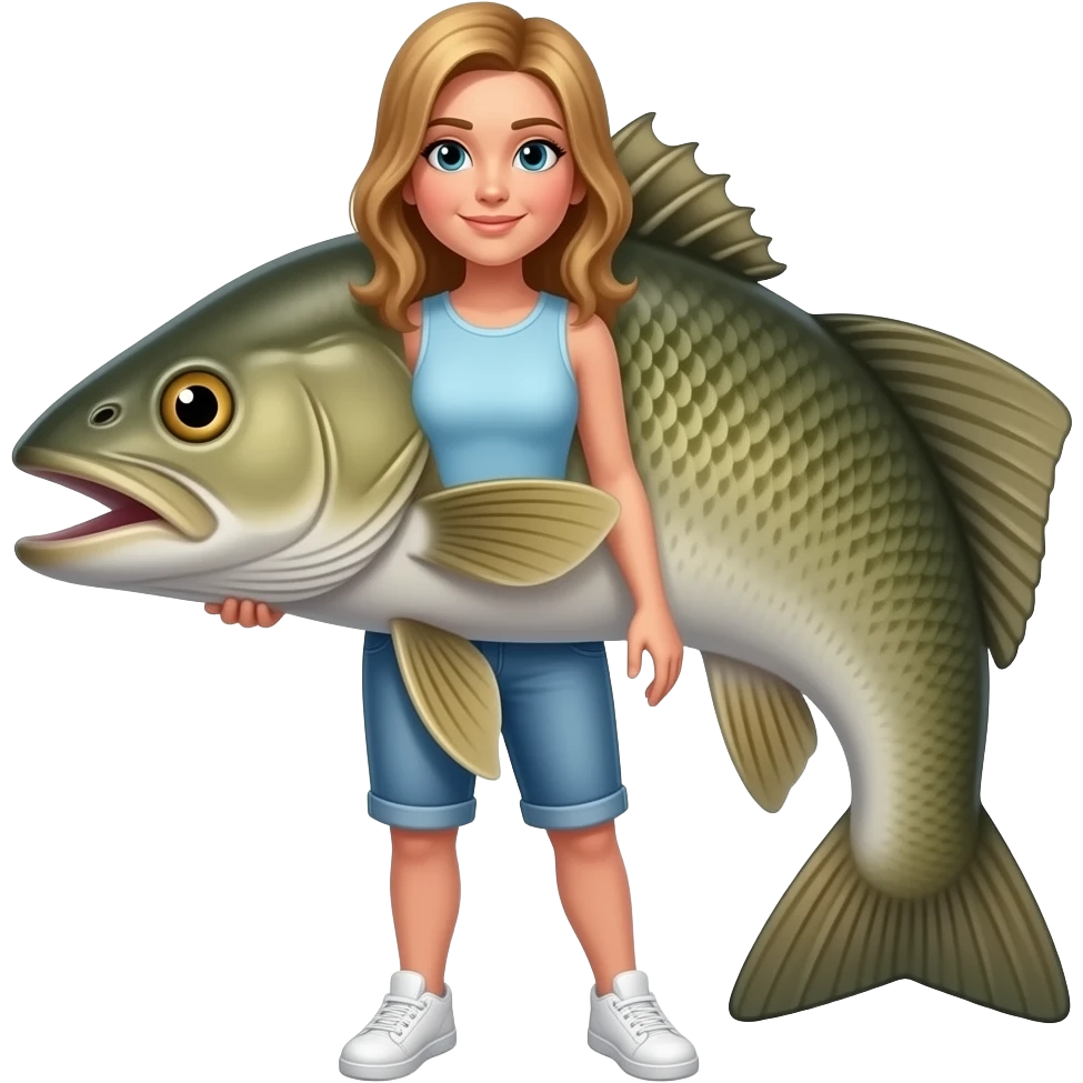 Big walleye Christa emoji