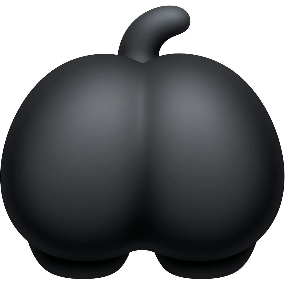 Black ass emoji