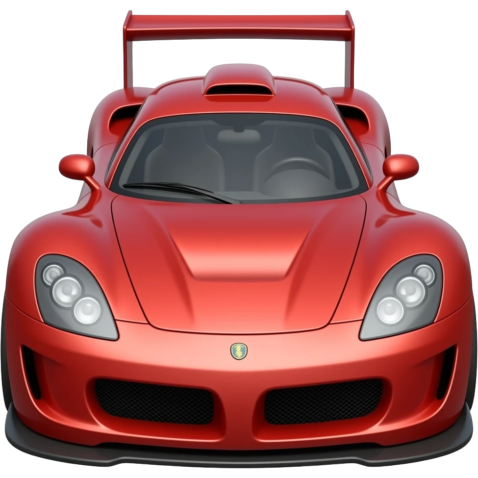Red race car emoji