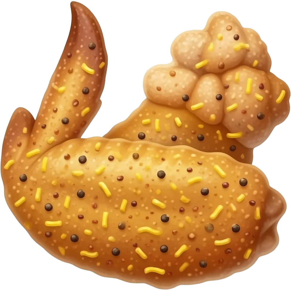 lemon-pepper flavored chicken wing emoji