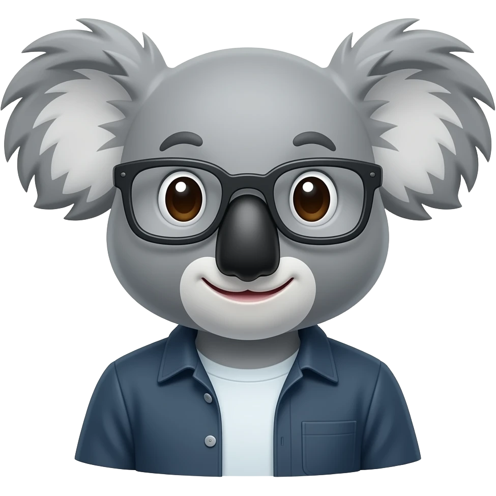 koala computer programmer emoji