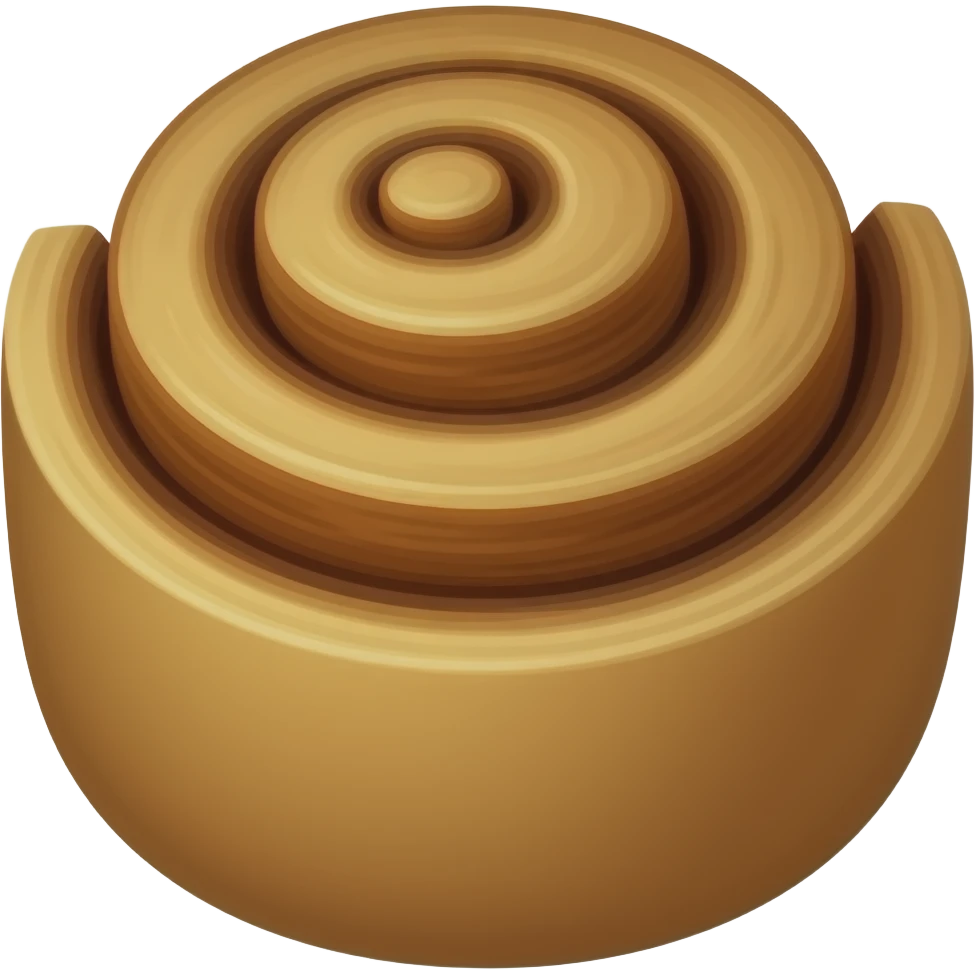Cinnamon roll emoji