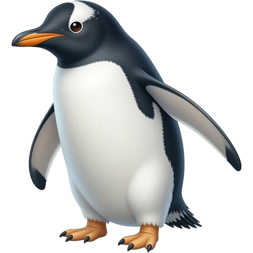 rockhopper penguin full body realistic emoji