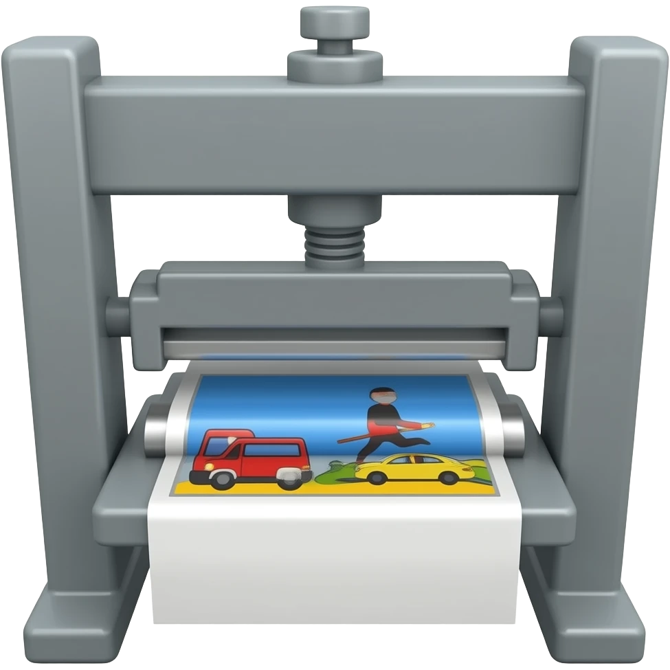 Screenprinting emoji
