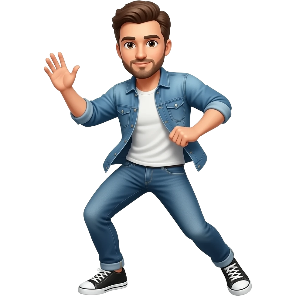 man dancing emoji