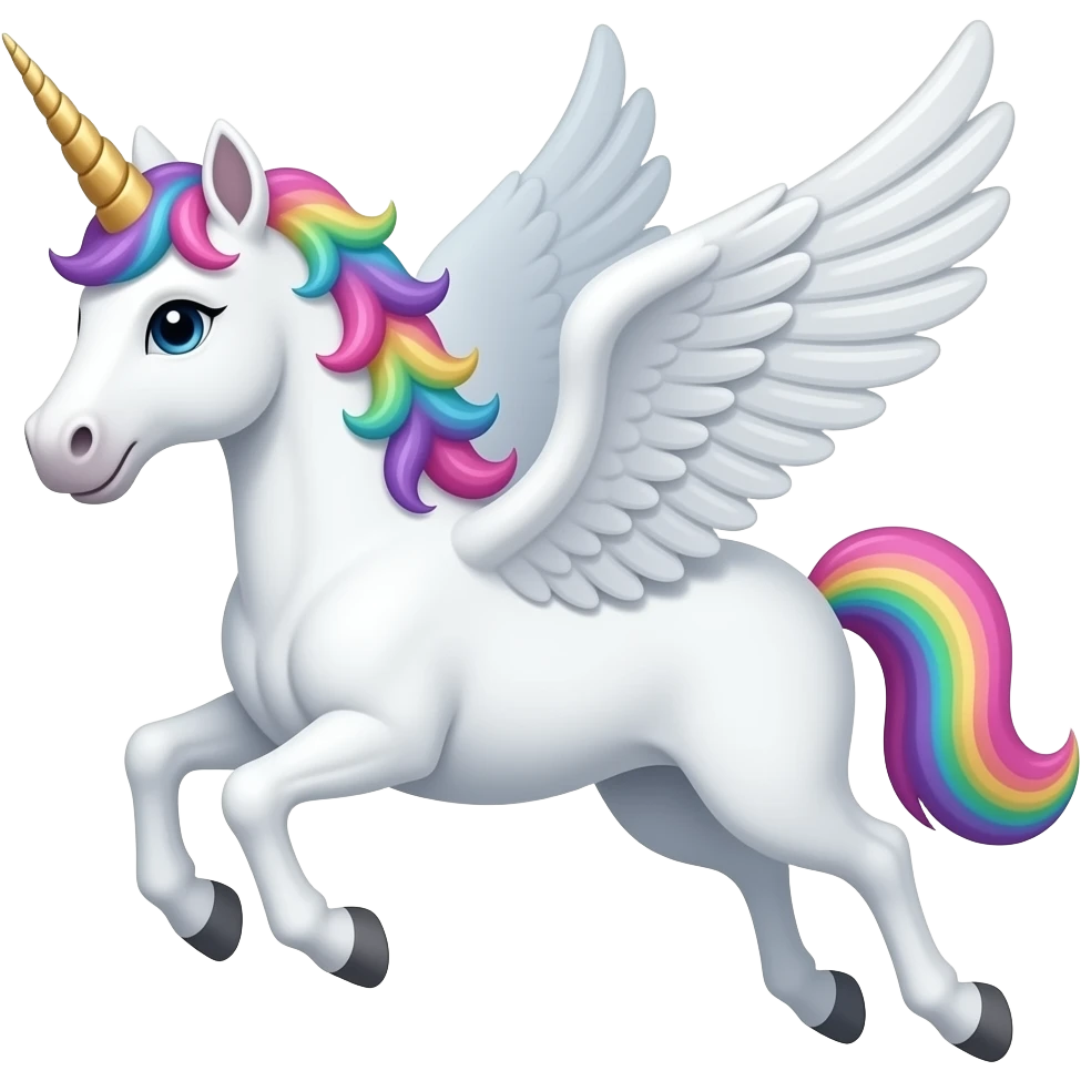 flying Unicorn emoji
