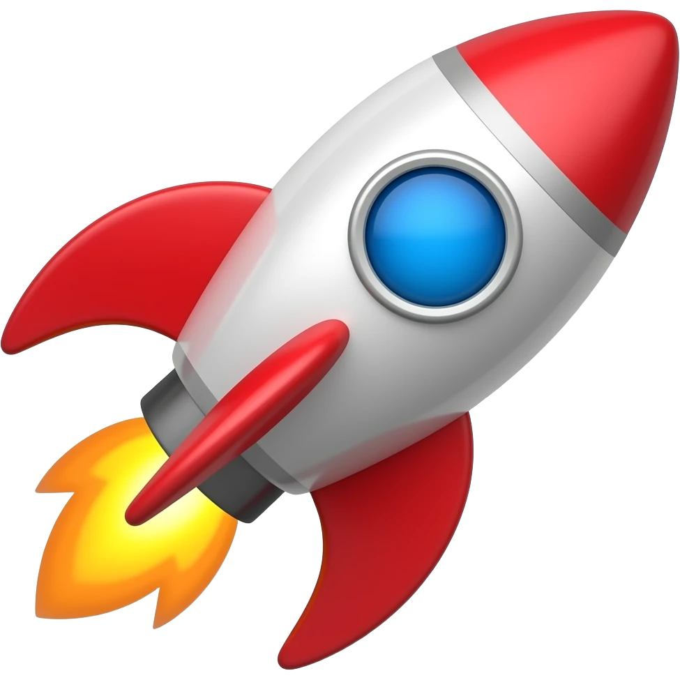 Rocket emoji