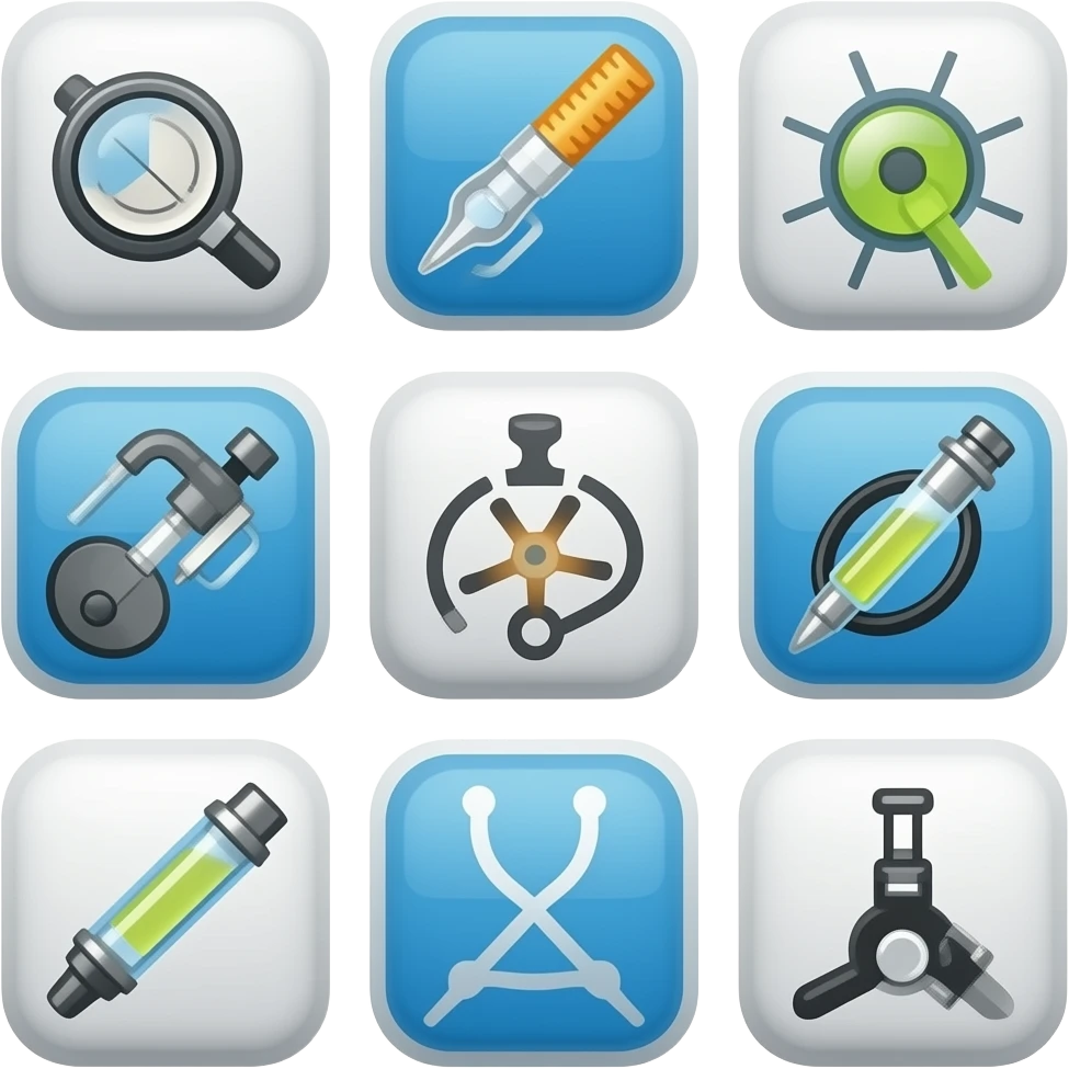 Forensic sciece icons for apps emoji