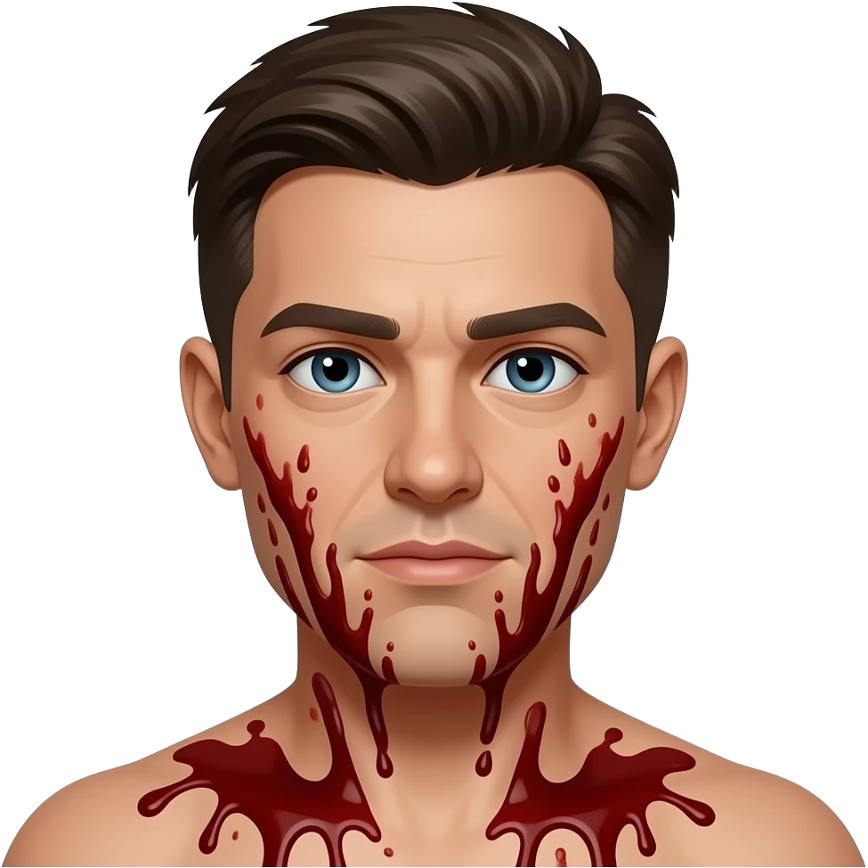 persona con sangre emoji