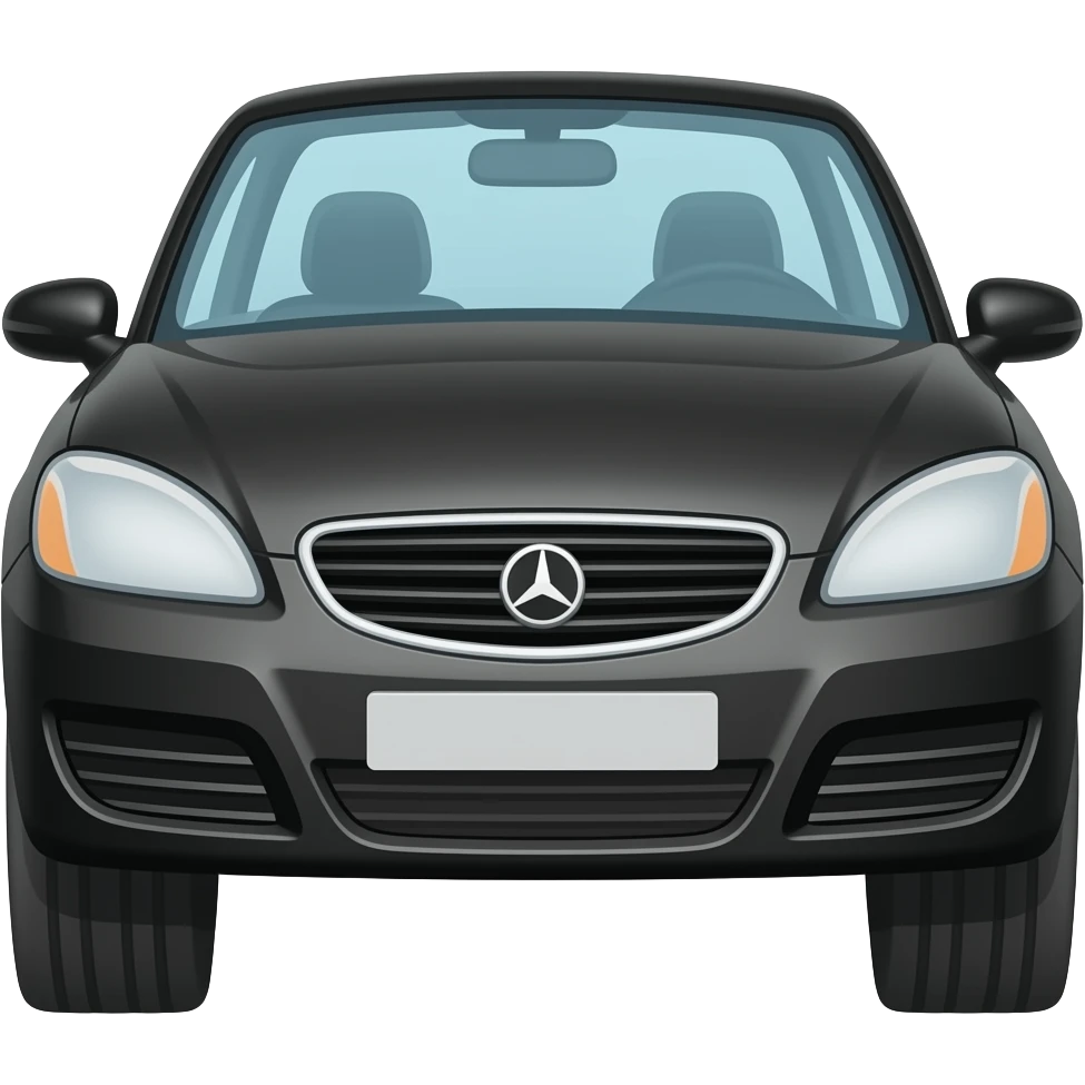 Black convertible car emoji