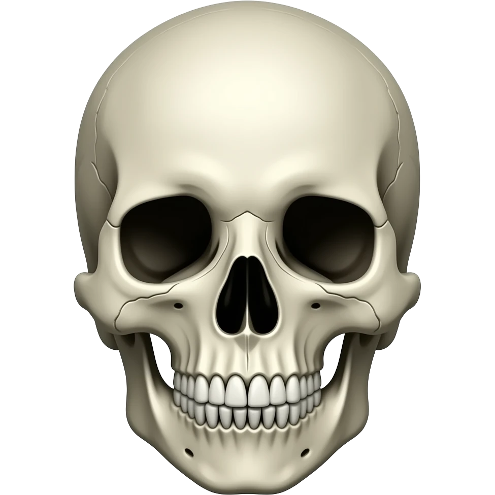 Skull face emoji