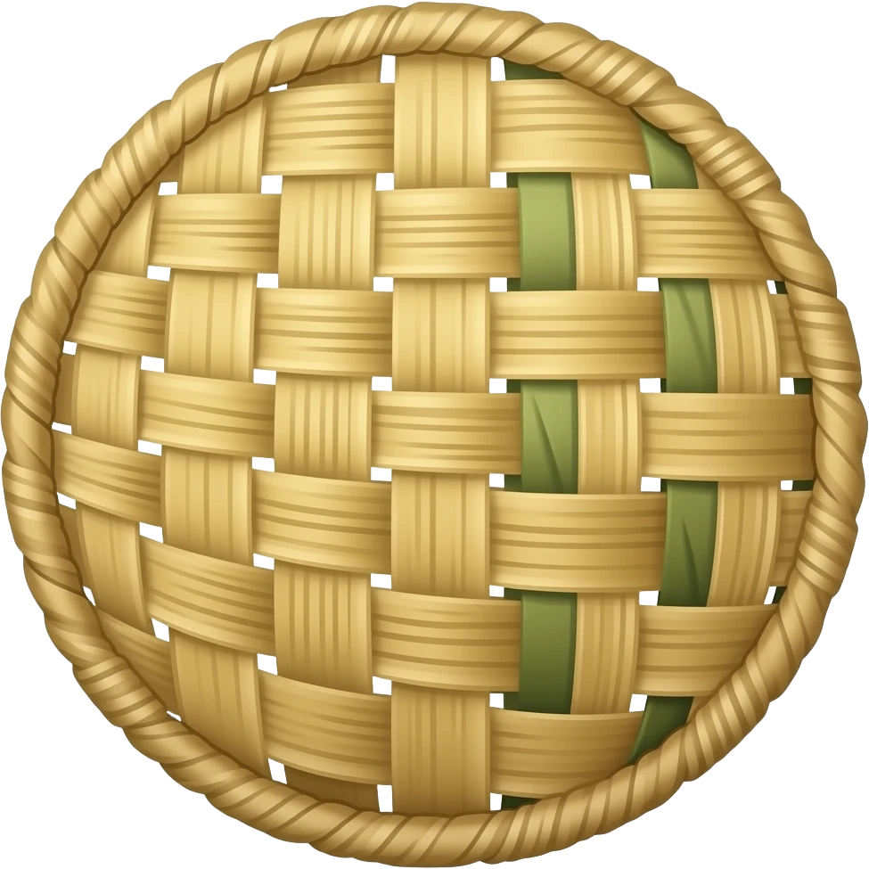 coconut leaf weave emoji