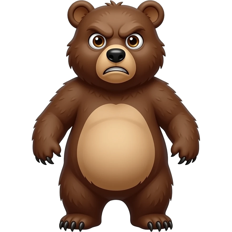 Mama bear is mad emoji