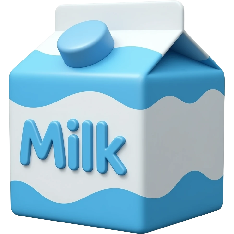 Milk box emoji