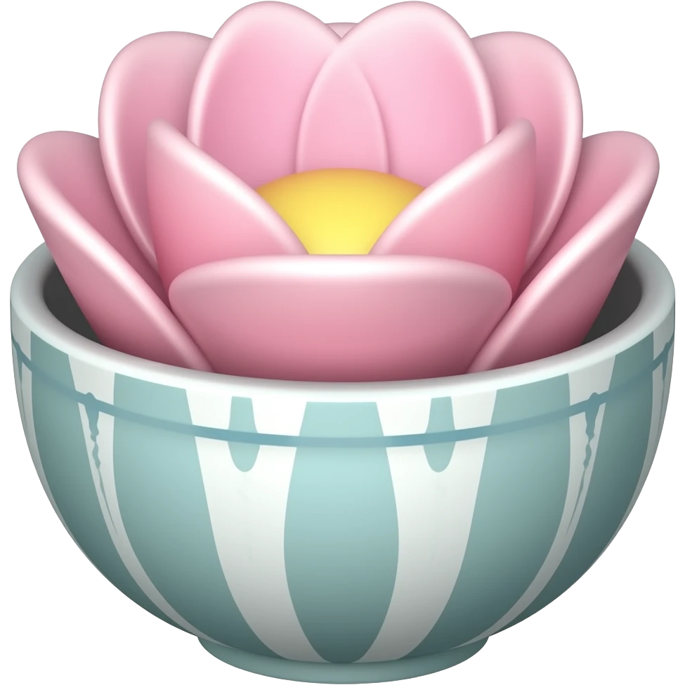 flower bowl emoji