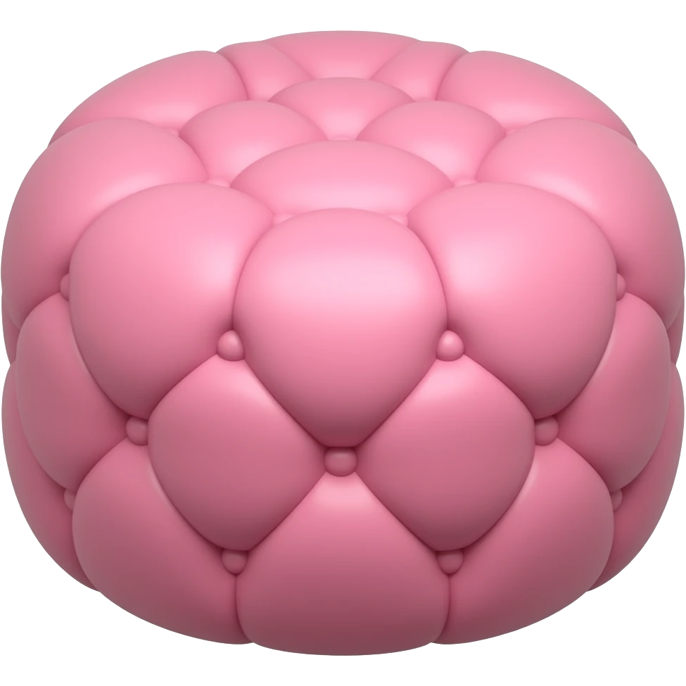 PUFF DE DESCANSAR OS PÉS ROSA emoji