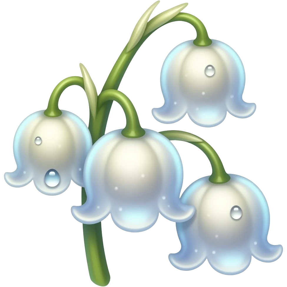 magic glow lily of the valley emoji