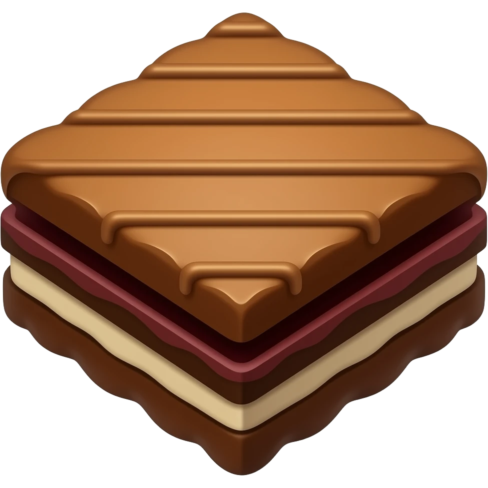 Brownie emoji