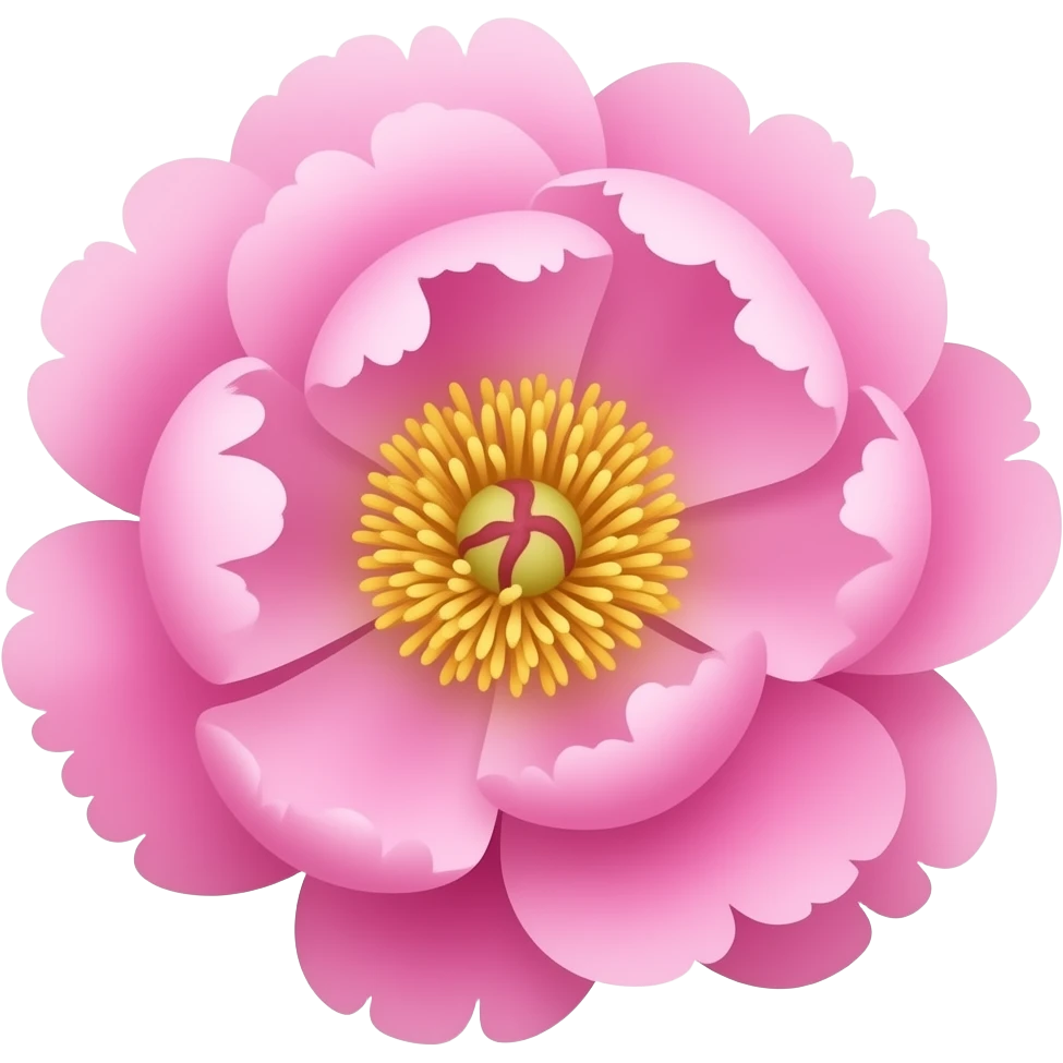 Peony pink emoji