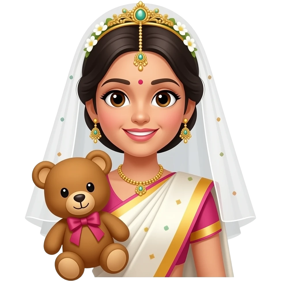 🎀🥻🧸👰🏻 emoji