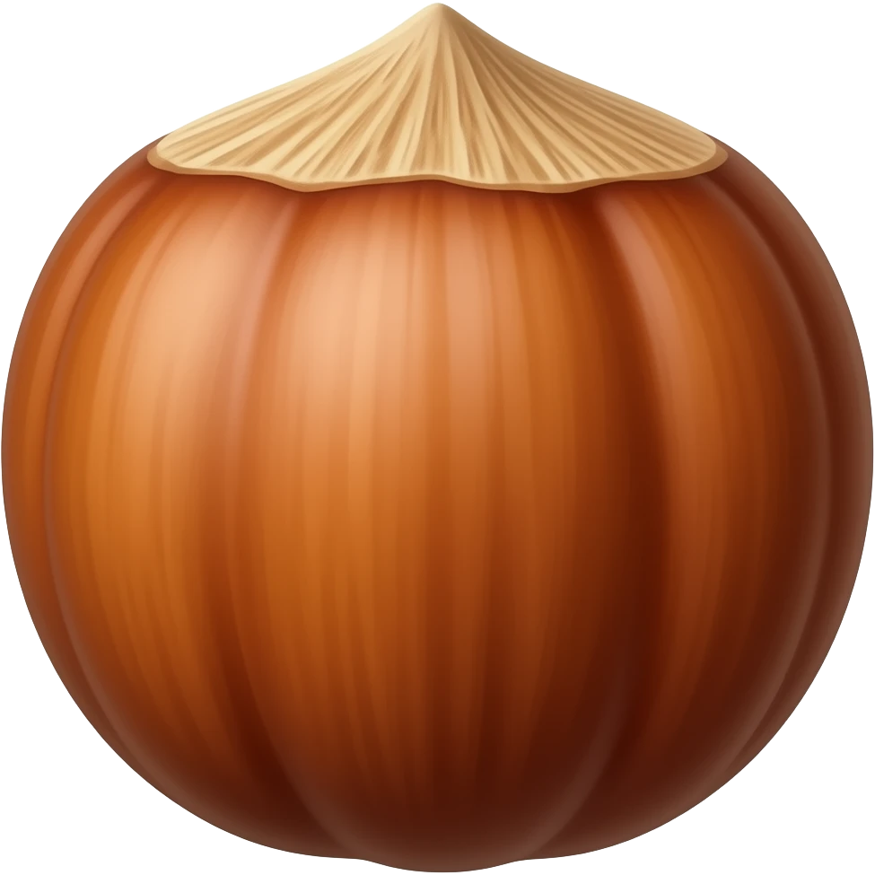 Hazelnut emoji