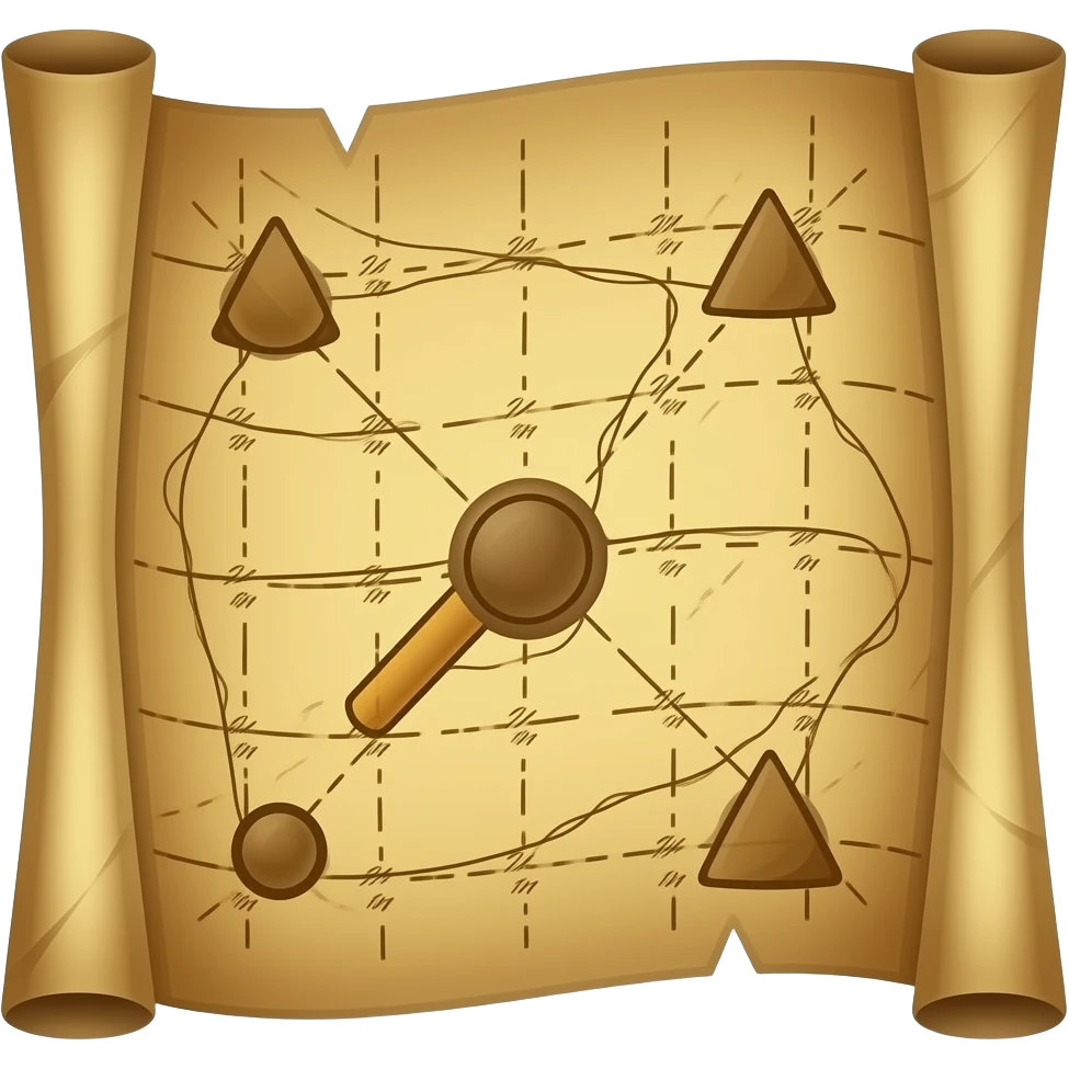 treasure map emoji