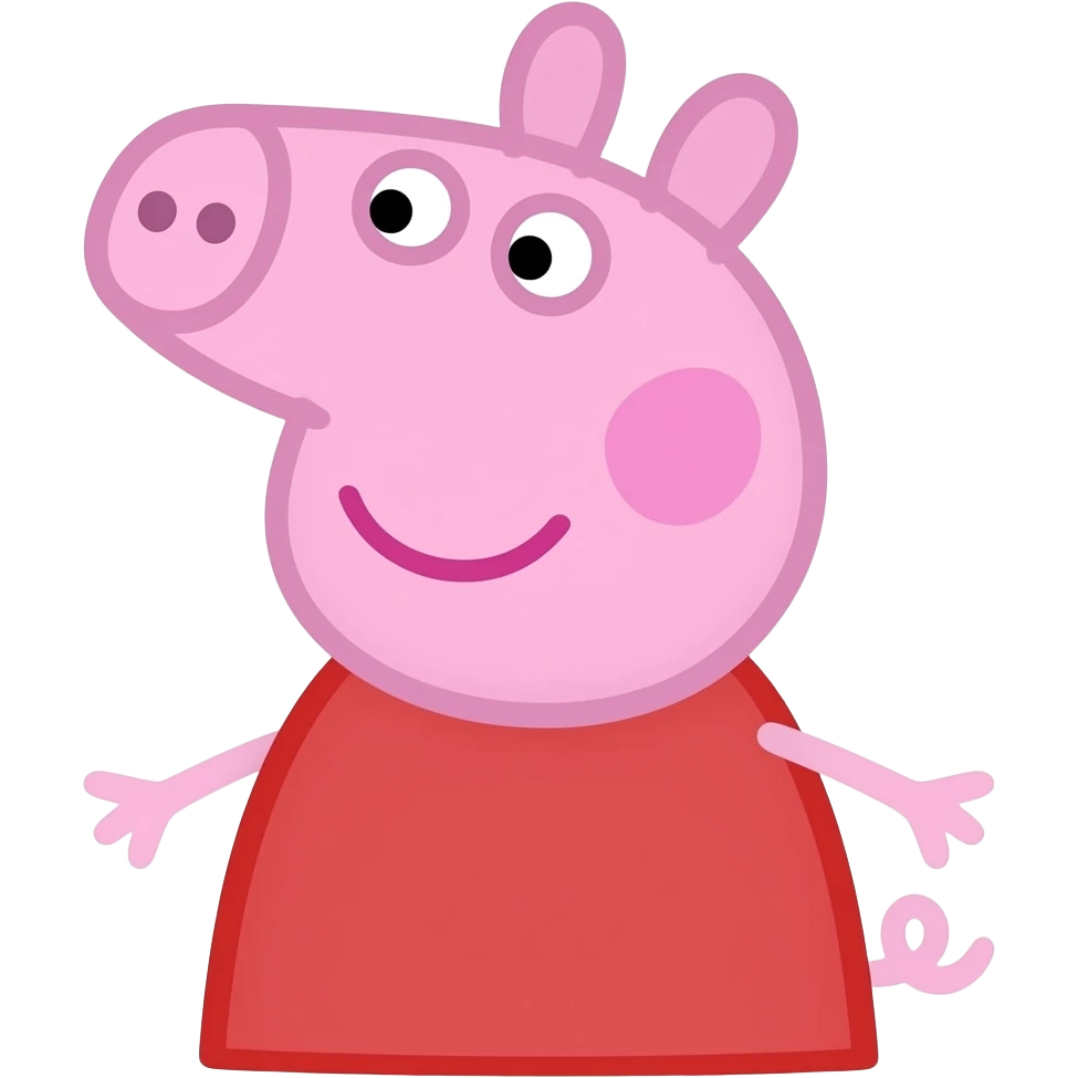 peppa pig para colorir emoji