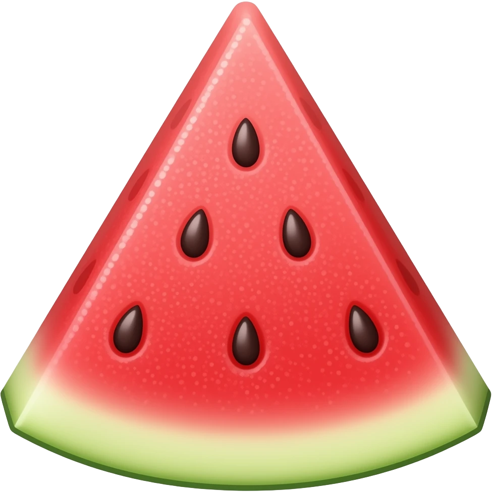 triangular watermelon emoji