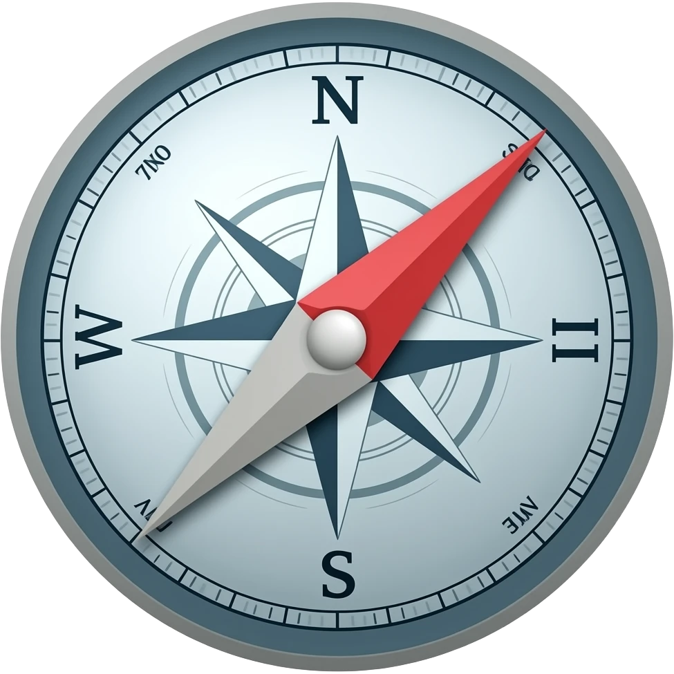 abstract compass emoji