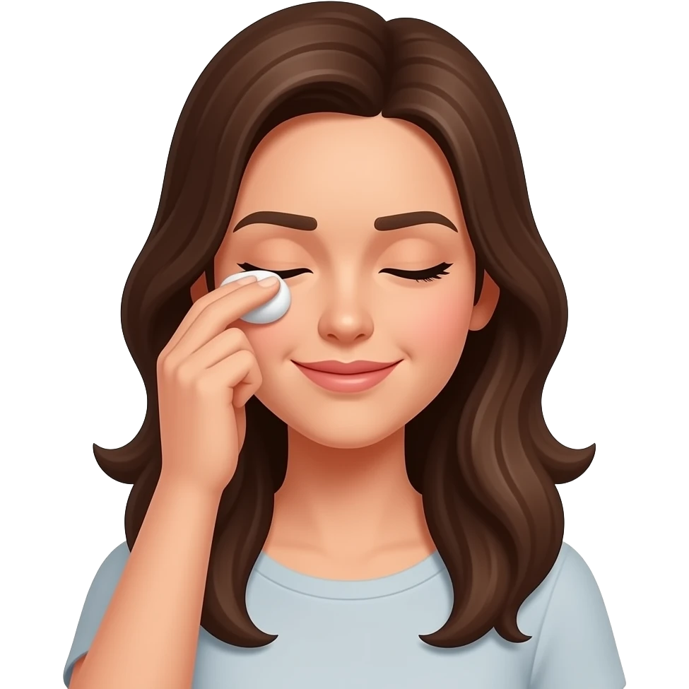 Женщина трет глаза emoji