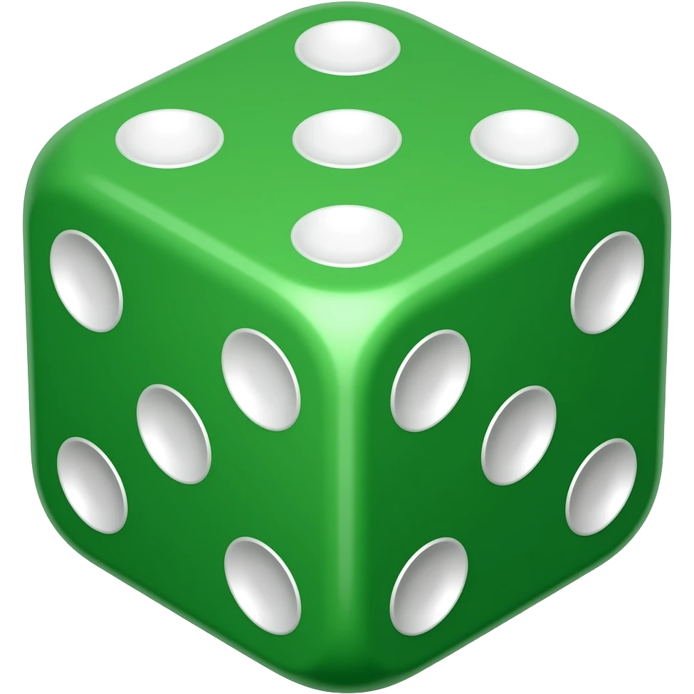 green Dice emoji