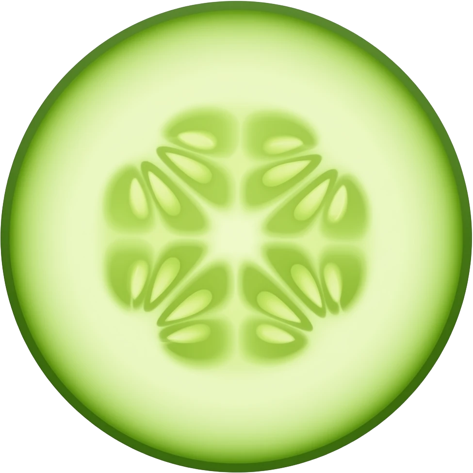 any sliced whole cucumber emoji