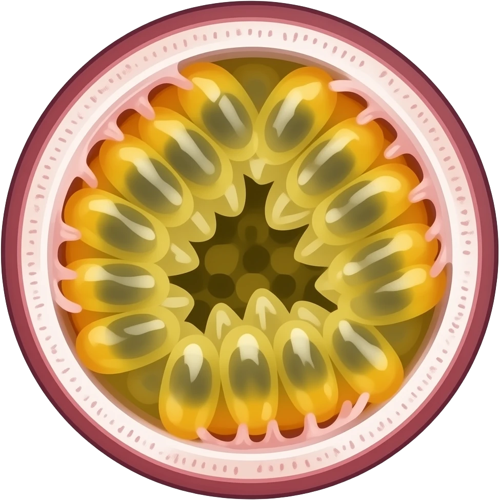 Passion fruit emoji