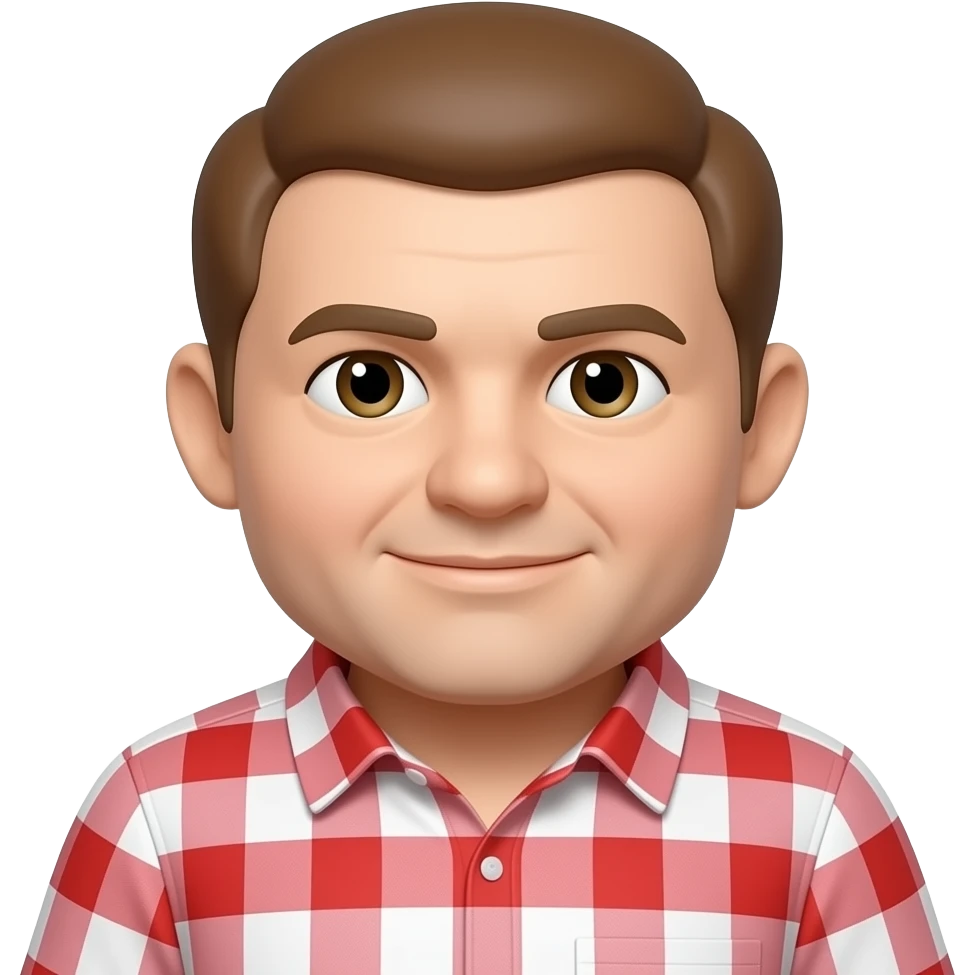 Красный стикман emoji