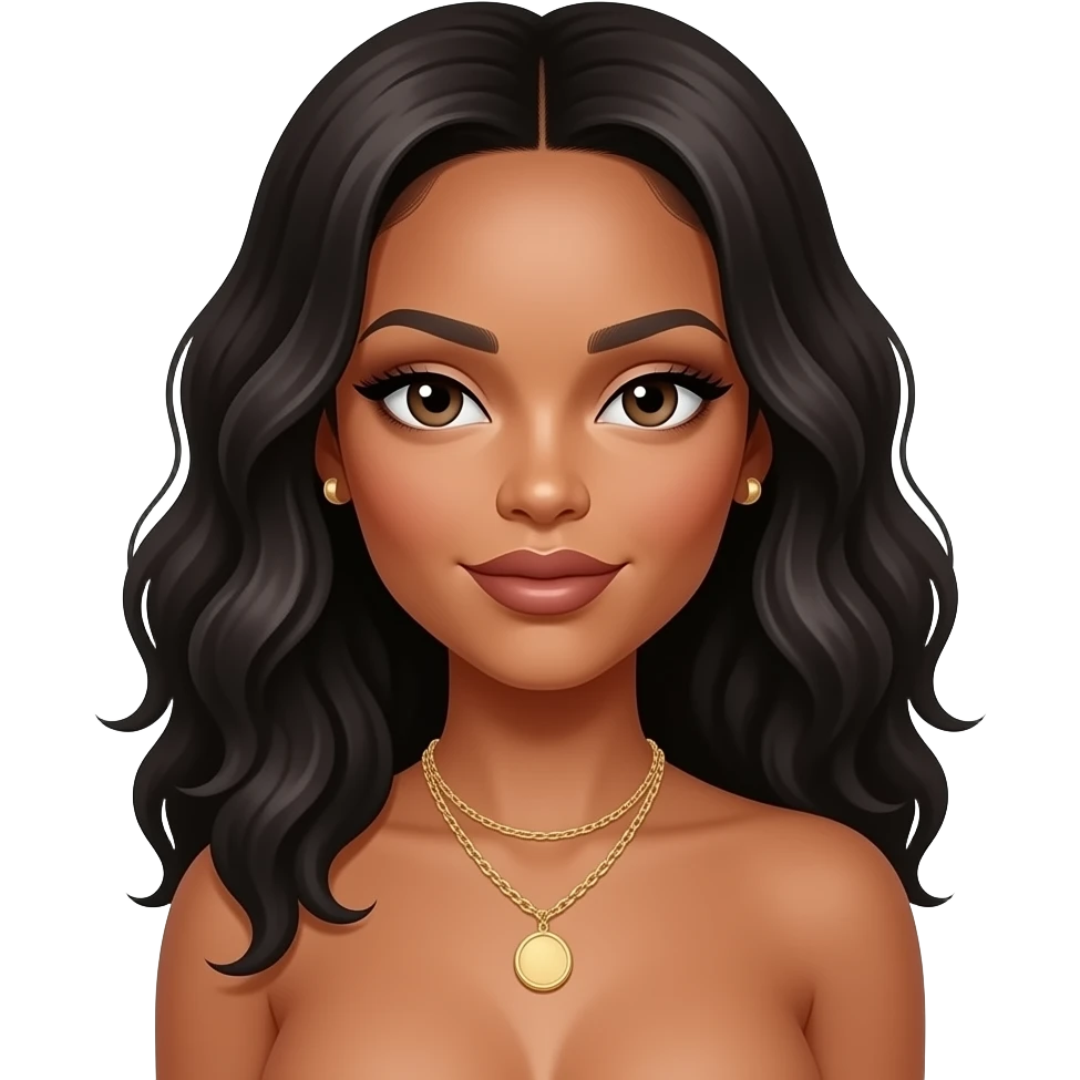Rihanna topless emoji