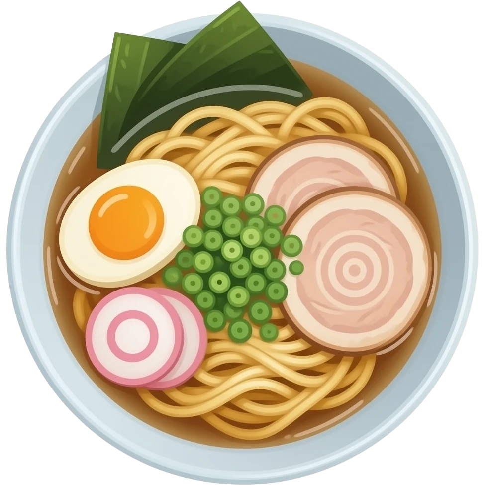 delicious ramen emoji