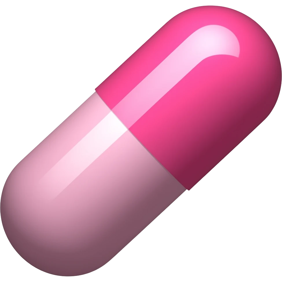 SMall pink pill emoji