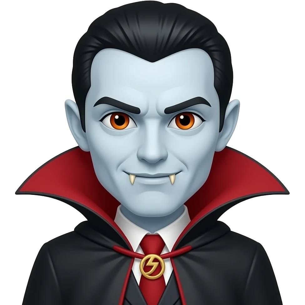 vampire in cape emoji